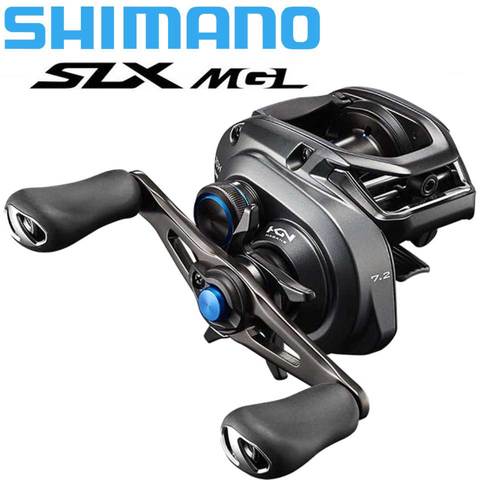 Рыболовная катушка SHIMANO SLX MGL для заброса приманки, низкопрофильная катушка 4 + 1BB 6,3: 1/7.2:1/8,2: 1, центробежная тормозная система с корпусом HAGANE, катушка MGL ► Фото 1/5