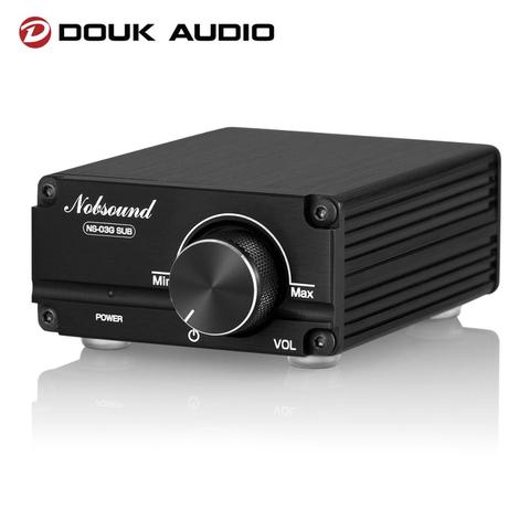 Douk Audio NS-03G Mini 100W сабвуфер/полночастотный моноканальный цифровой усилитель TPA3116 усилитель мощности для настольного компьютера ► Фото 1/6