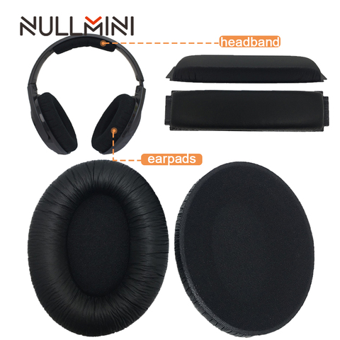 NullMini Сменные амбушюры для Sennheiser HD418 HD419 HD428 HD429 HD439 HD438 HD448 HD449 наушники амбушюры ► Фото 1/6