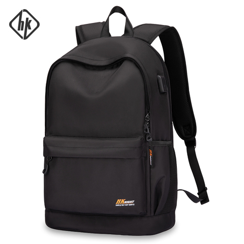 Рюкзак Hk для мужчин, школьный рюкзак для подростков для мальчиков и девочек, вместительный рюкзак для ноутбука 15,6 дюйма, мужские дорожные сумки с USB-зарядкой, Лидер продаж 2022 ► Фото 1/6