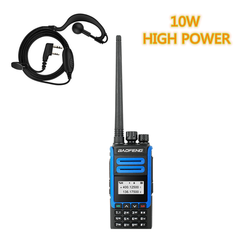 2022 10W BaoFeng BF-H7 Walkie Talkie мощная Любительская CB радиостанция BF-H7 двухдиапазонный трансивер 10 км охотничий Интерком ► Фото 1/6