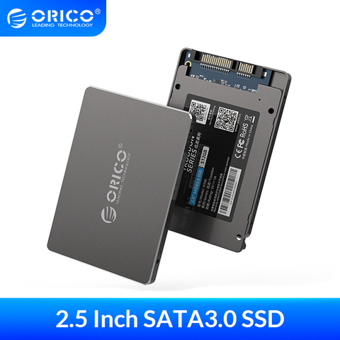 Внутренний твердотельный накопитель ORICO, 2,5 дюйма, SATA SSD 128 ГБ 256 ГБ 512 ГБ ТБ SSD 2,5 SSD SATA для настольных ПК и ноутбуков ► Фото 1/6