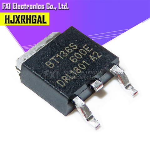 10 шт., оригинальный triac SMD TO-252 BT136S600E ► Фото 1/2