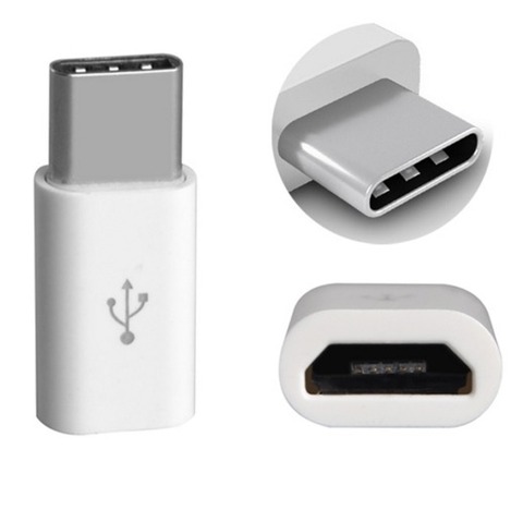 Адаптер USB 3. 0 Type-C (папа)-Micro USB (мама) для Macbook Nokia N1 ChromeBook Nexus 5X 6P ADT778 ► Фото 1/6