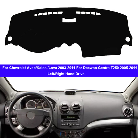 Внутренняя крышка приборной панели автомобиля для Chevrolet Aveo Kalos Lova 2003-2011 для Daewoo Gentra T250 2005-2011 ковер накидка солнцезащитный коврик ► Фото 1/6