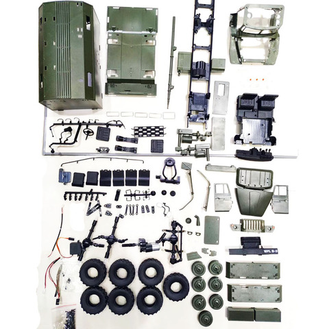 WPL B36 масштаб 1:16 Радиоуправляемый автомобиль 2,4G 6WD военный грузовик Rock Crawler командно-коммуникационный автомобиль Комплект «сделай сам» Игру... ► Фото 1/6