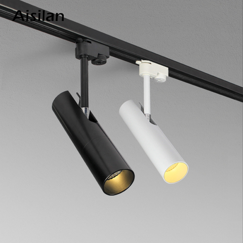 Aisilan, современный светодиодный светильник, потолочный Точечный светильник s AC85-260V, 360 + 90 градусов, регулируемый, 5 Вт, 7 Вт, светильник, Светиль... ► Фото 1/6