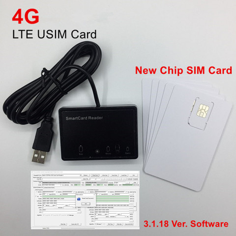 OYEITIMES LTE WCDMA ICCID SIM USIM 4G кард-ридер писатель программатор с 5 шт. пустая программируемая карта + SIM персональные инструменты ► Фото 1/6