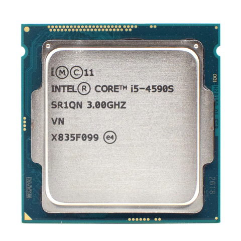 Четырехъядерный процессор Intel Core i5 4590S 3,0 GHz 6M 65W LGA 1150 ► Фото 1/1