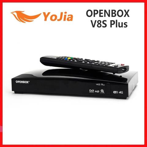 Оригинальный Openbox V8S Plus DVB-S2 цифровой спутниковый ресивер S-V8 WEBTV Biss ключ 2x USB слот USB Wifi 3G Youporn NEWCAMD ► Фото 1/5