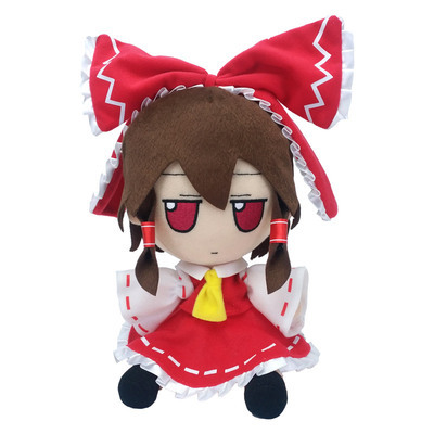 Оригинальная кукла двух размеров Fumo 20 см Милая мультяшная проект TouHou Hakurei Reimu Косплей плюшевая игрушка куклы коллекционная игрушка ► Фото 1/4