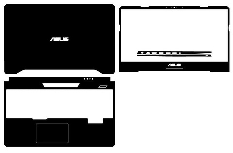 Виниловый чехол для ноутбука ASUS TUF Gaming FX505 FX505DD FX505DT FX505DU FX505DV FX505DY FX505GE FX505GD 15,6 дюйма ► Фото 1/6