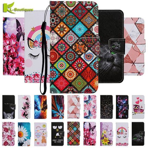 Чехол для Samsung Galaxy S20FE, кожаный флип-чехол с рисунком ► Фото 1/6