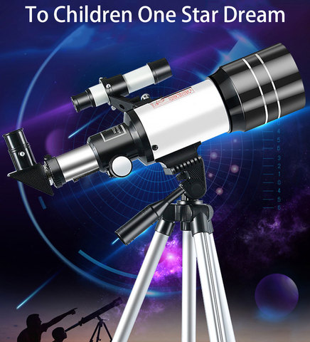 Профессиональный астрономический телескоп 150 раз зум HD мощный портативный штатив ночное видение глубокое пространство Звездный вид Луна и Вселенная ► Фото 1/6