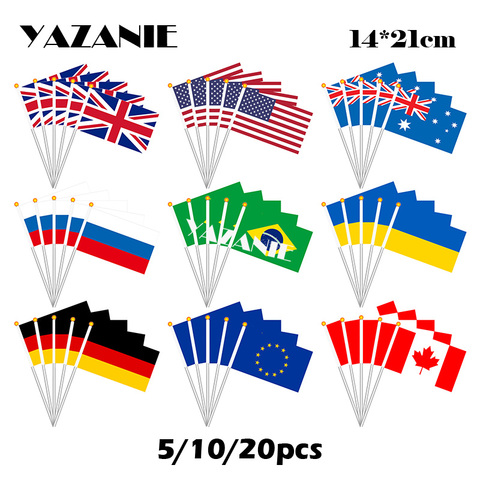 Ядзани 14*21 см, 5/10/20 шт., Великобритания, Америка, Австралия, Россия, Бразилия, Украина, Германия, Европейский союз, Канада, раньше ► Фото 1/6
