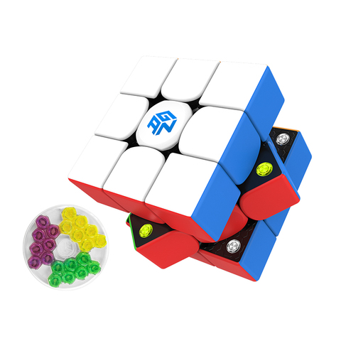 Магнитный магический куб GAN356 M 3x3x3, скоростной GAN356M, головоломка-лабиринт GAN 356 M GS Magico cubo, развивающие игрушки для детей ► Фото 1/6