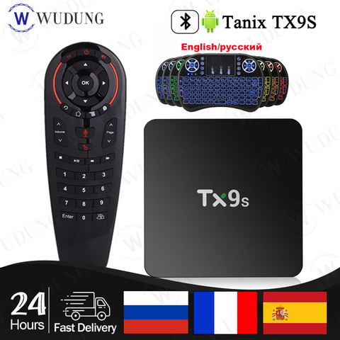 2022 Новый Tanix TX9S Android ТВ Box Amlogic S912 2 ГБ 8 ГБ 2,4 г & 5,0 г Dual WI-FI BT4.0 4K HD Smart set top TV Box ТВ ящик медиа плеер ► Фото 1/5