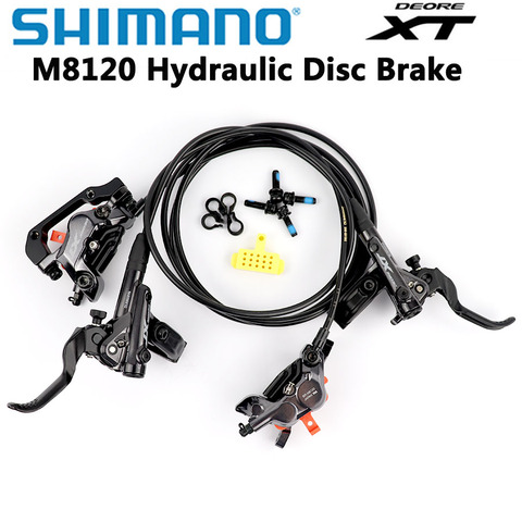 Shimano DEORE XT M8120 M8000 M8020 M8100 тормоза 4 поршневые HydraulicBike дисковые тормоза ICE-TECH колодки BL-M8100/BR-M8120 900 мм/1600 мм ► Фото 1/4