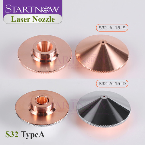 Startnow S32-A OEM волоконная режущая насадка для лазерного держателя головки D32 двухслойная 1,0 1,2 1,5 1,8 2,0 2,5 для Raytools Jet ► Фото 1/6
