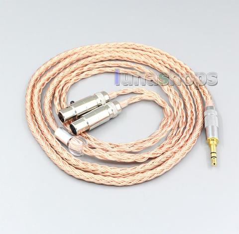2,5 мм 3,5 мм XLR сбалансированный 16 ядер 99% 7N OCC кабель для наушников для осветительных приборов ► Фото 1/3