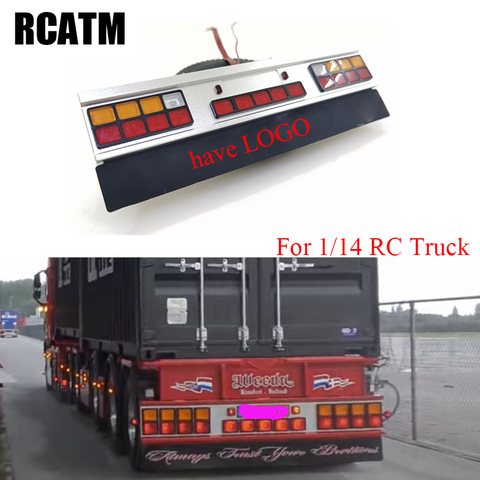 Высококачественный CNC алюминиевый сплав задний фонарь светильник для tamiya 1/14 RC грузовик 56319 56330 scania actros man модификация DIY ► Фото 1/6