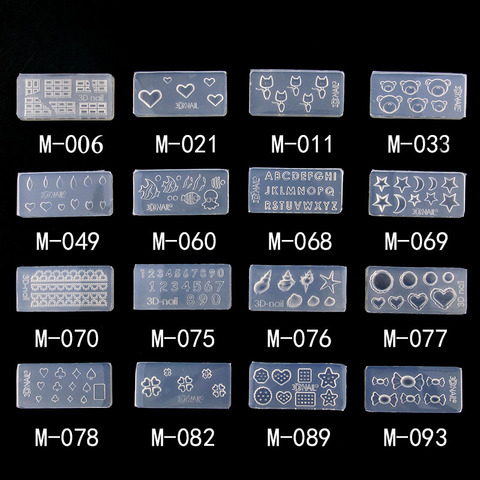 1 шт., силиконовая форма для дизайна ногтей, 27 видов ► Фото 1/6