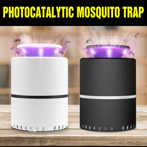 USB 5 В, светильник-убийца комаров, летающая убийца, электрическая лампа ловушка для насекомых, СВЕТОДИОДНЫЙ УФ-светильник, ночник, репеллент от комаров ► Фото 1/6