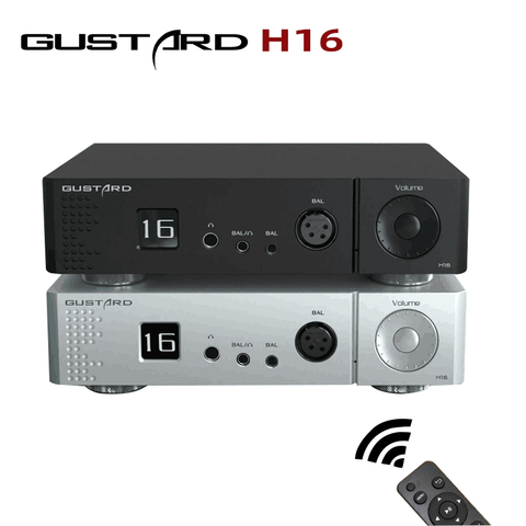 GUSTARD H16 OLED дисплей высокого разрешения XLR/RCA сбалансированный усилитель для наушников Предварительный усилитель ► Фото 1/6