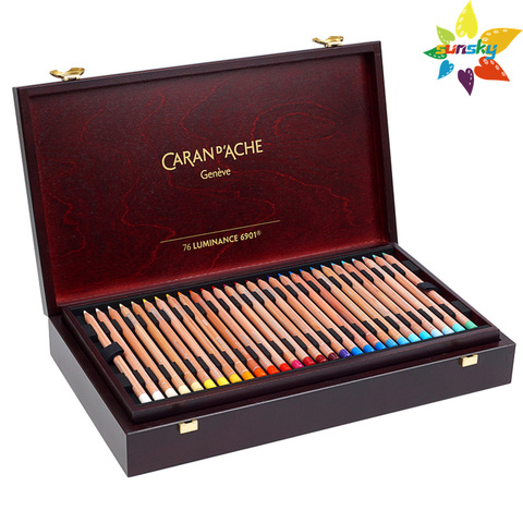 Швейцарский OEM CARAN D'ACHE 20 30 40 76 80 120 Цветной мастер-художник водный цветной масляный цветной карандаш выше цвет мягкий Pablo 6901 яркость ► Фото 1/6