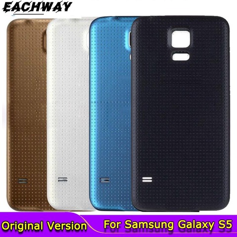 S5 / S5 Mini для Samsung Galaxy S5 i9600 G900 G900F задняя крышка Корпус для SAMSUNG S5 Mini G800 крышка аккумулятора ► Фото 1/1