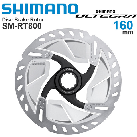 Оригинальный центральный замок SHIMANO ULTEGRA R8000- SM RT800-ротор дискового тормоза-ICE TECHNOLOGIES FREEZA- 160/140 мм для RT800 R8020 R8070 ► Фото 1/2