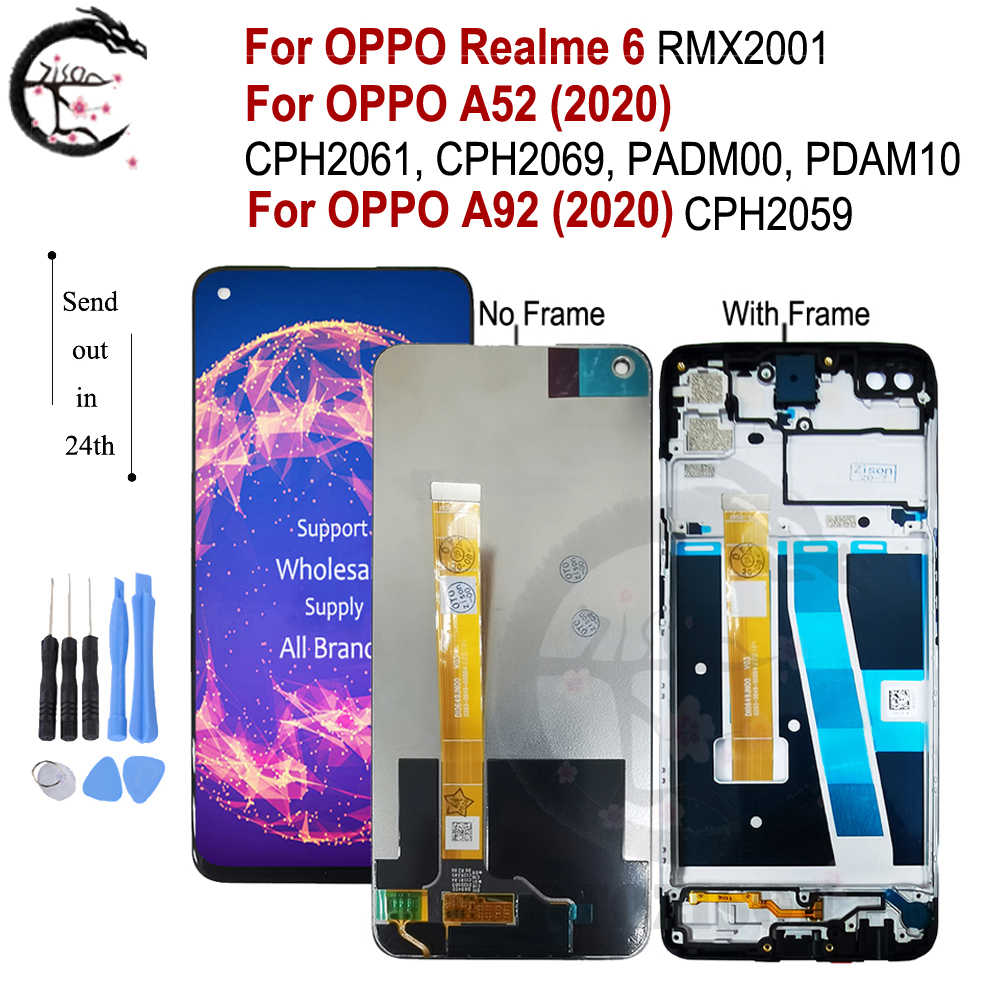 ЖК-дисплей с рамкой для OPPO Realme 6 A52 A92 2022 LCD RMX2001 CPH2069  дисплей сенсорный датчик дигитайзер сборка Realme6 дисплей - История цены и  обзор | Продавец AliExpress - Shop4701056 Store | Alitools.io