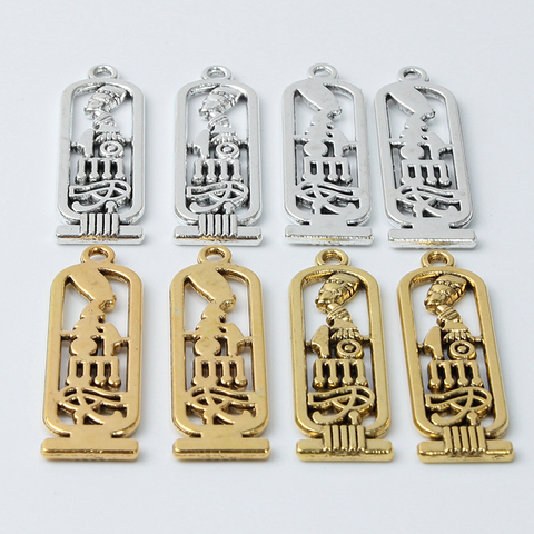 10pcs Egyptian queen nefertiti pendants for jewelry findings DIY handmade accessories African gifts for women man ► Фото 1/6