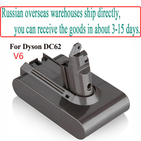 Сменный литий-ионный аккумулятор для пылесоса Dyson DC58 DC61 DC62 V6, 21,6 в, 2,2 Ач ► Фото 1/6