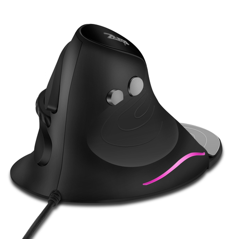 T-30 Проводная оптическая Мышь вертикальный Мышь Проводная игровая мышь USB Мышь usb-проводом, 6 кнопок, эргономичный мышей с 4 Регулируемый Точек на дюйм для портативных ПК ► Фото 1/6