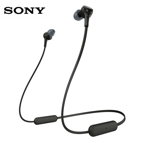 Беспроводные стереонаушники SONY WI-XB400 с Bluetooth 5,0, спортивные наушники, Hi-Fi гарнитура для игр, гарнитура с микрофоном для iPhone/Samsung ► Фото 1/6