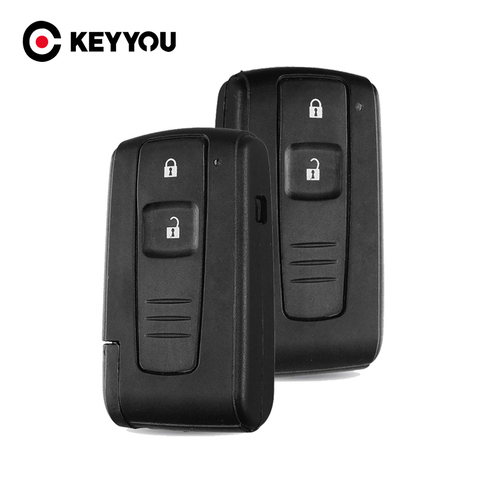 KEYYOU чехол для ключей корпус на брелок для Toyota 2004 2005 2006 2007 2008 2009 Corolla Verso Camry 2 кнопки Замена Smart Key ► Фото 1/6