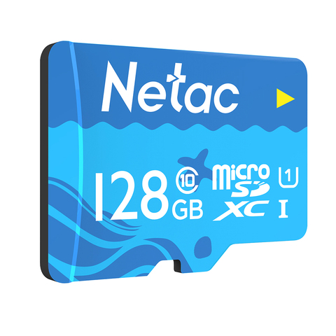 Netac 128 Гб 64 Гб TF карта большой емкости Micro SD карта UHS-1 класс 10 высокоскоростная карта памяти камера Dashcam мониторы Micro SD карта ► Фото 1/6