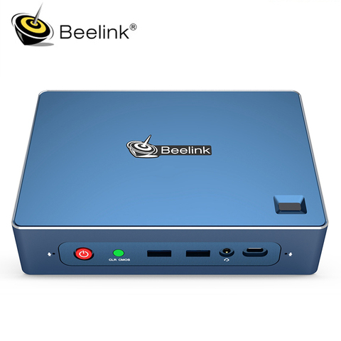 Новинка 2022, beelink Φ AMD Ryzen 5 3550H 16GB/512GB ТБ WIFI 6 GTR MINI PC Windows 10 HDD 4K, голосовое взаимодействие, умный компьютер ► Фото 1/6