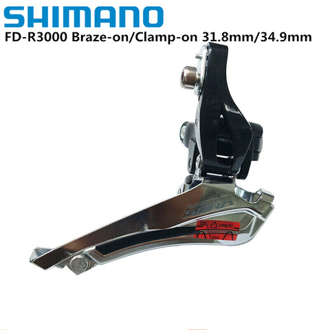 SHIMANO SORA FD R3000 передний переключатель паяный на 31,8 мм 34,9 мм 2x9 скоростной дорожный велосипед аксессуары для трансмиссии ► Фото 1/6