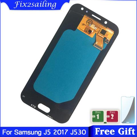 ЖК-дисплей SUPER AMOLED для SAMSUNG Galaxy J5 PRO 2017 J530, ЖК-дисплей J530F J530FM SM-J530F J530G/DS, сенсорный экран с дигитайзером в сборе ► Фото 1/6