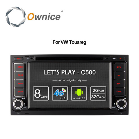 Ownice Android 9. 0 4G SIM LTE Восьмиядерный 2G RAM автомобильный DVD GPS Радио для Volkswagen Touareg T5 транспортер Multivan 6,0-2005 стерео ► Фото 1/5