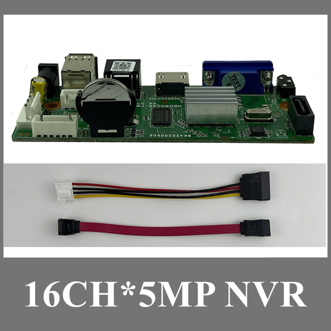 4 шт. NVR плата H.265 16CH * 5MP 1080P Hi3536C сетевой цифровой видеорегистратор детектор движения P2P CMS XMEYE удаленное мобильное видеонаблюдение ► Фото 1/1