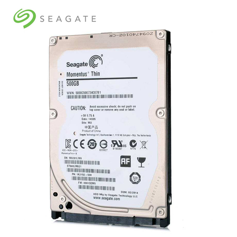 Брендовый ноутбук Seagate, ПК, 2,5 дюйма, 120 ГБ, 160 Гб, 250 ГБ, 320 ГБ, 500 Гб, SATA 3,0, жесткий диск для ноутбука, 2 Мб/8 Мб, 5400 об/мин-7200 об/мин ► Фото 1/6