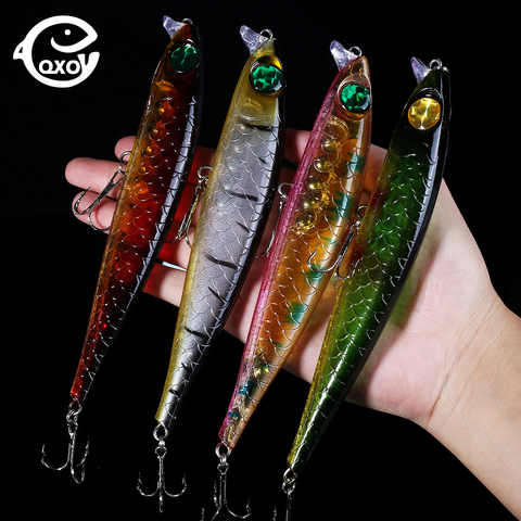 QXO Big Fishing Lure Wobbler 40g 17.5cm Ice Metal Winter Fishing Goods For Fishing Jigging Lure Minnow Swimbait ► Фото 1/6