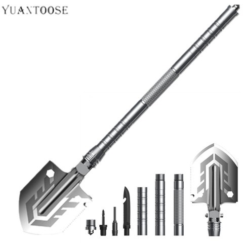 Военная Тактическая многофункциональная лопата, уличные накидки, инструменты для кемпинга, выживания, складной лопата, инструмент, Автомоб... ► Фото 1/6