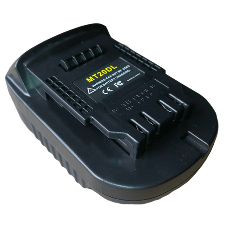 Mt20Dl адаптер батареи для Makita 18V Bl1830 Bl1860 Bl1815 li-ion батарея для Dewalt 18V 20V Dcb200 литий-ионный аккумулятор настенный светильник ► Фото 1/6