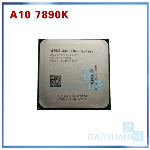 AMD A10-Series A10 7890 K A10 7890 K 4,1 ГГц четырехъядерный процессор AD789KXDI44JC разъем FM2 + ► Фото 1/1