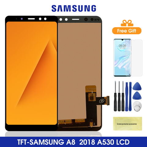 ЖК-экран A530 для Samsung Galaxy A8 2022 A530 ЖК-дисплей сенсорный экран дигитайзер сборка для Samsung Galaxy A530 A530F/DS ► Фото 1/6