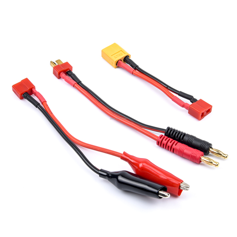 Зажимы типа Аллигатор для аккумулятора Balance кабель для зарядного устройства 2S-6S/T Plug/XT60/банановый разъем для зарядного устройства IMAX B6 B6AC ► Фото 1/6
